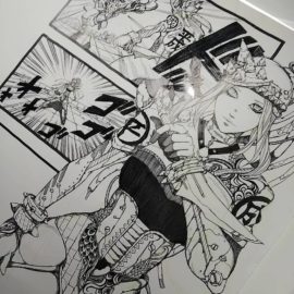 Uchida live manga drawing