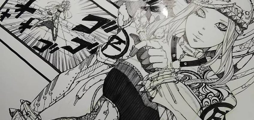 Uchida live manga drawing